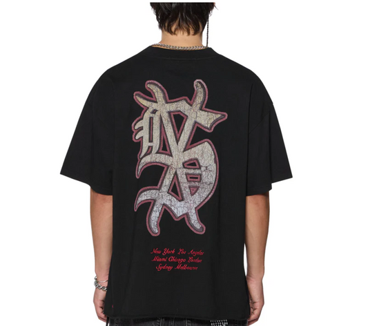 playoff ekcess ss tee jet black