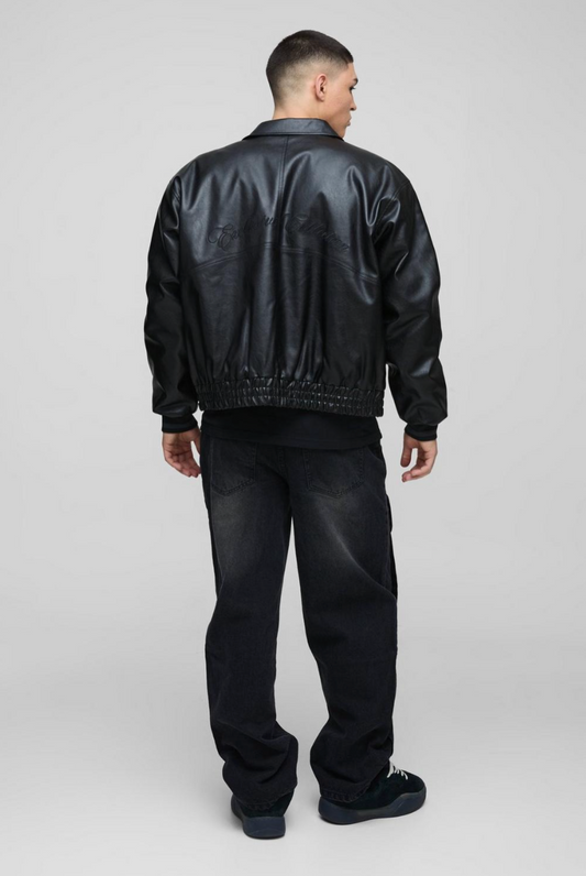 Relaxed Rigid Panelled Washed Denim Jeans