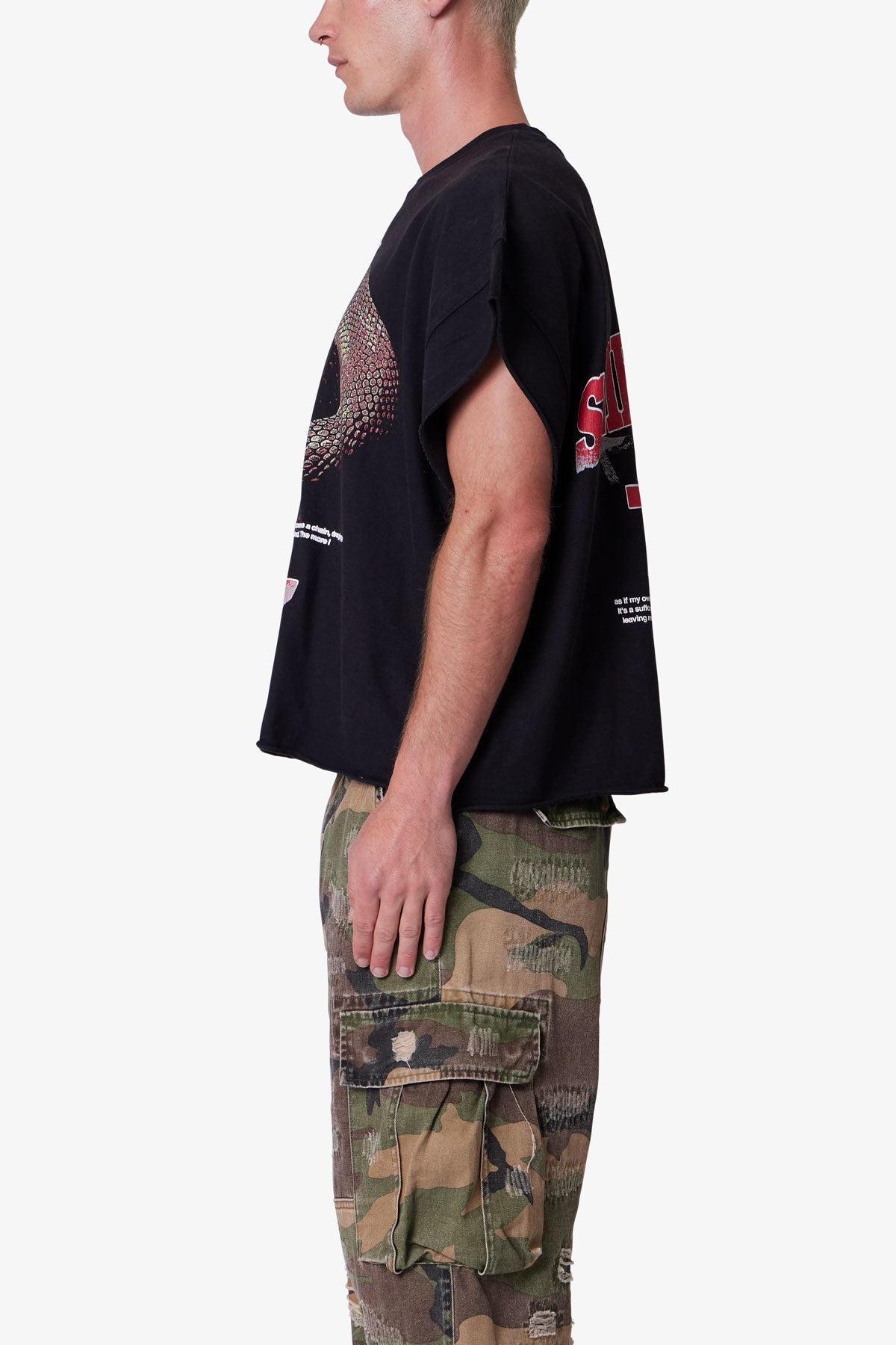 Snake Cutoff Tee