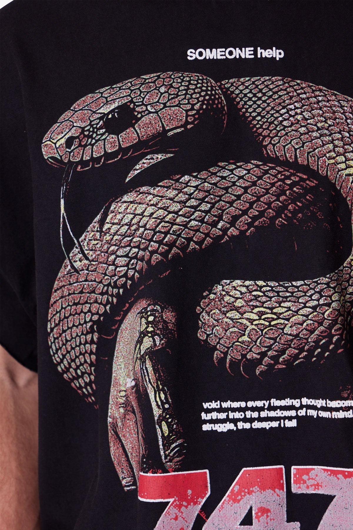 Snake Cutoff Tee