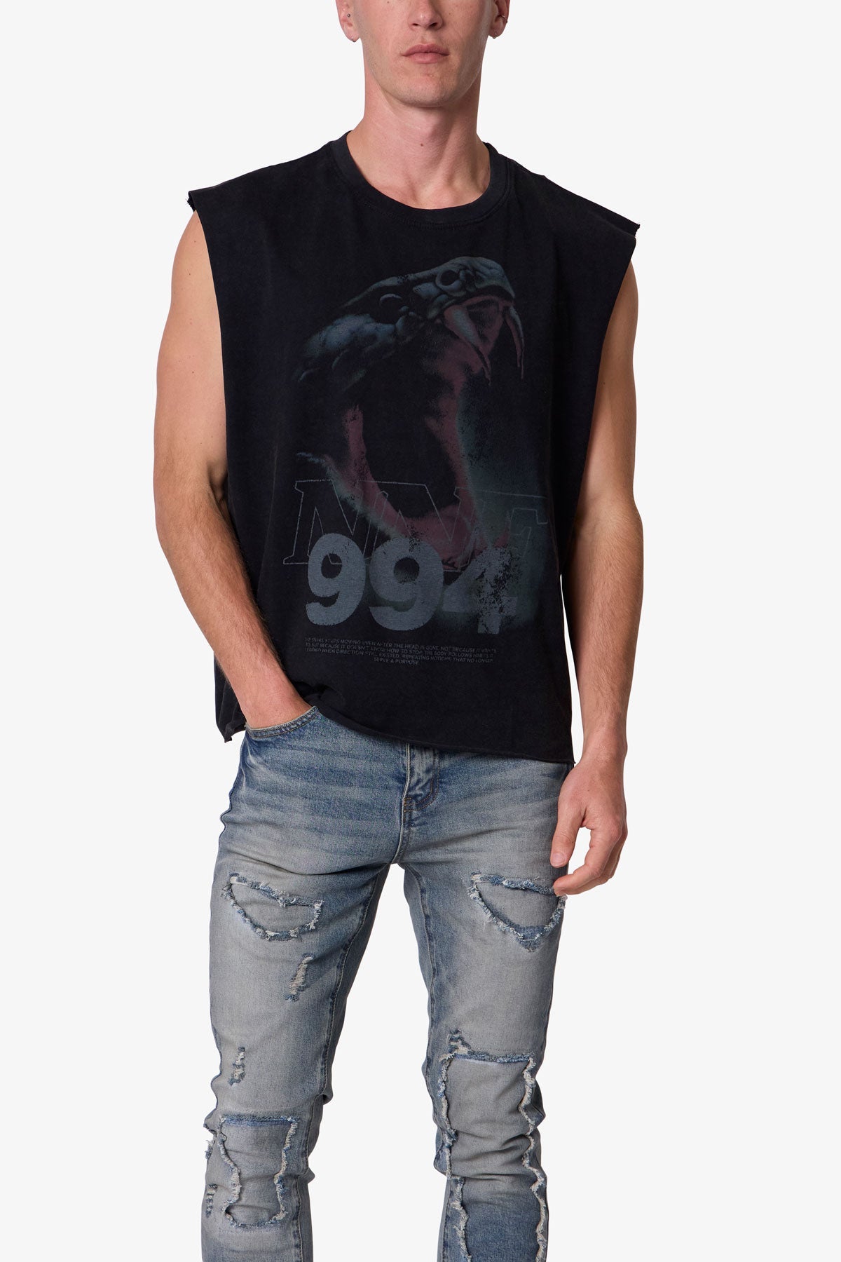 SNAKE VENOM CUT OFF TEE