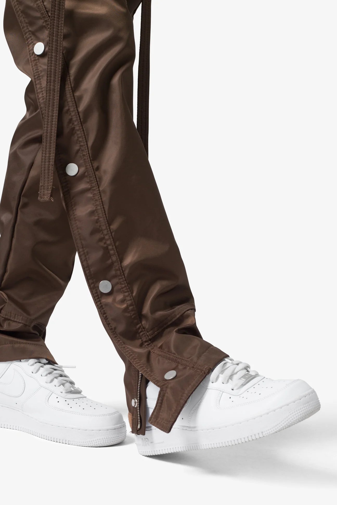 SNAP ZIPPER II CARGO PANTS - BROWN