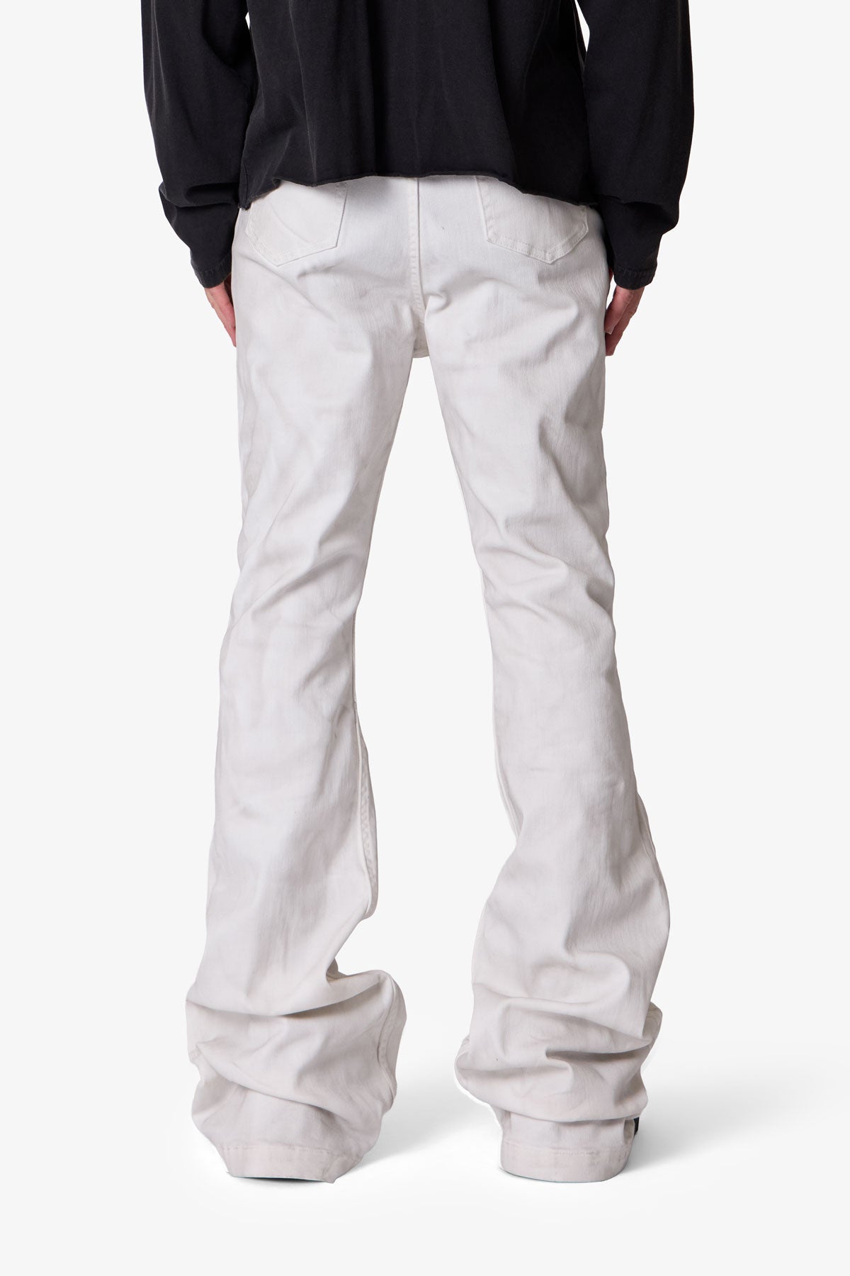 SUPER STACKED DENIM - WHITE