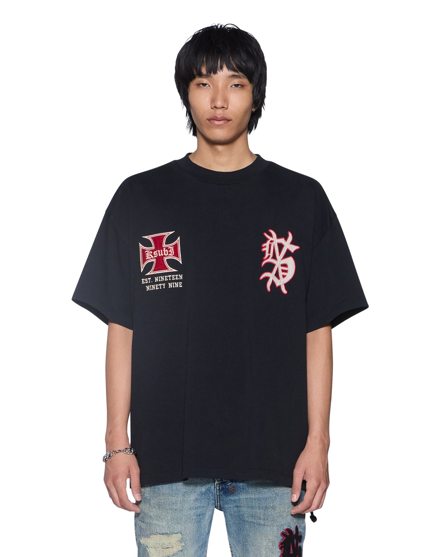 league ekcess ss tee black