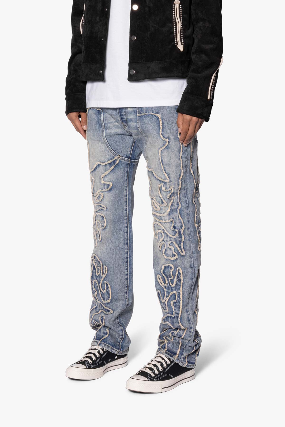 V691 WESTERN BAGGY DENIM