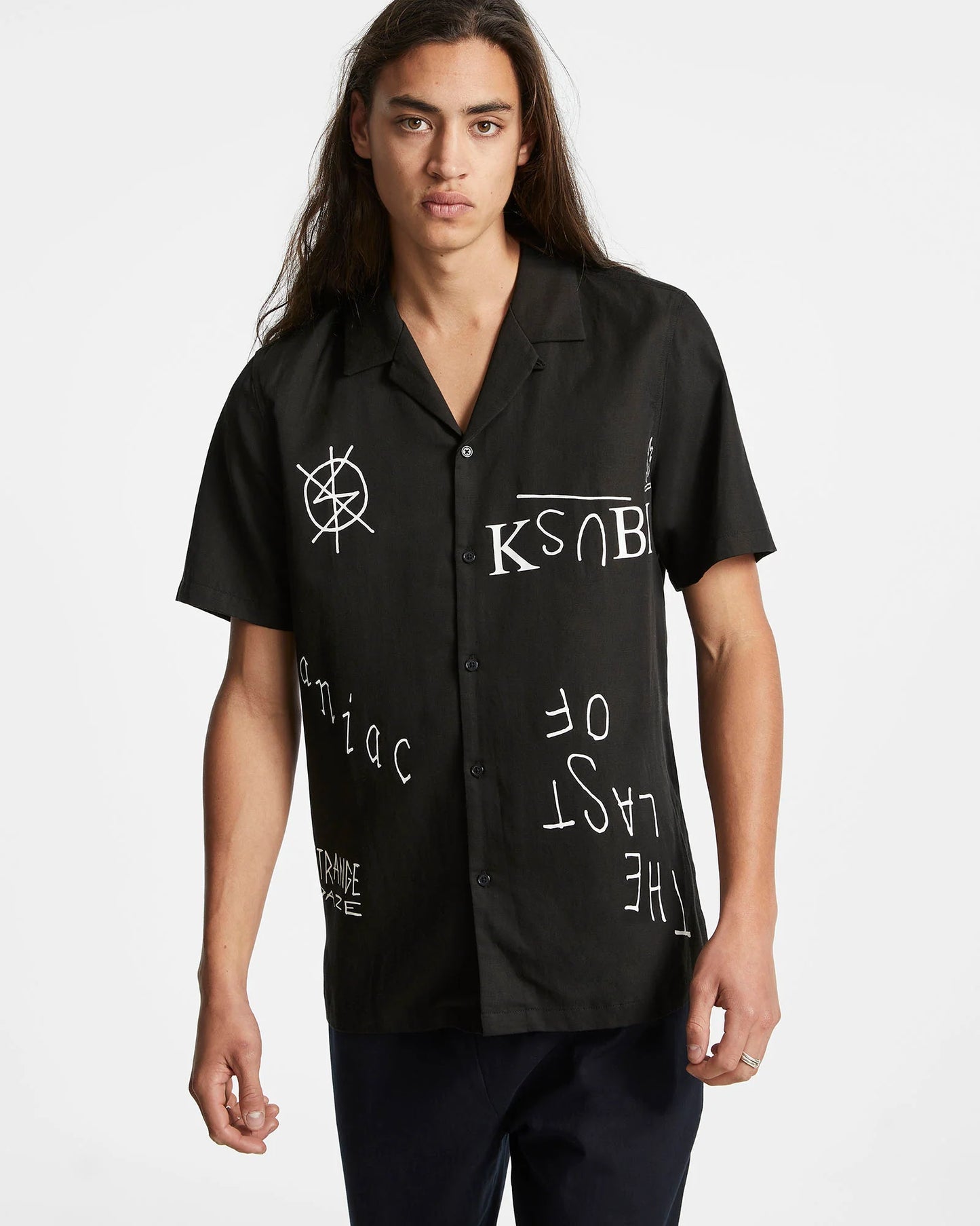 Last Maniac Resort Ss Shirt Black