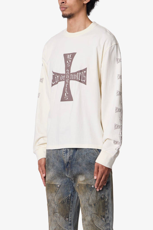 WASHED LA L/S TEE