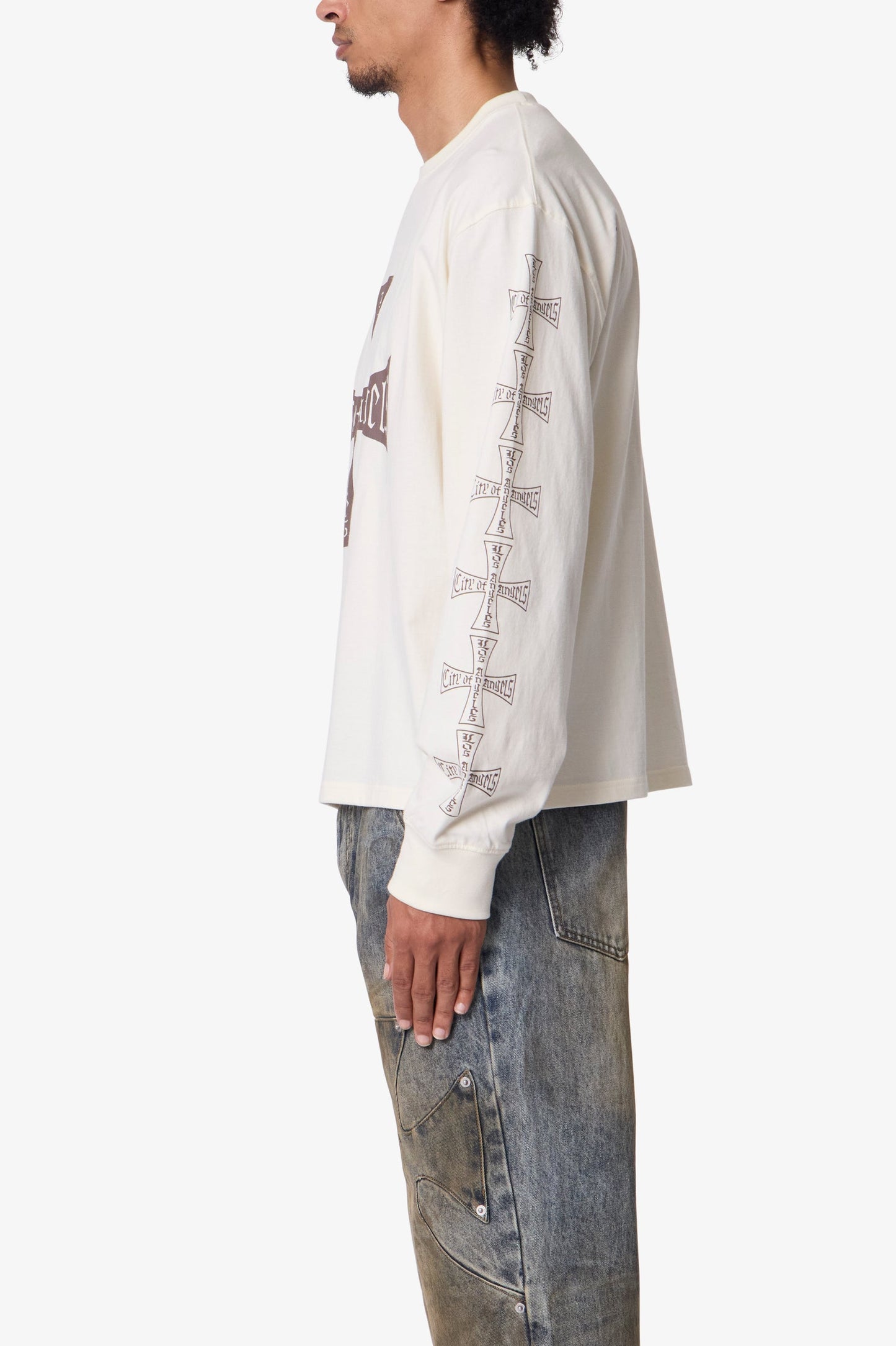 WASHED LA L/S TEE