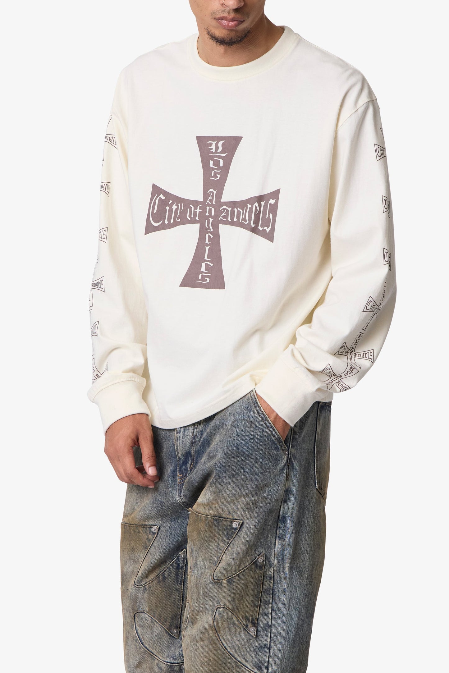 WASHED LA L/S TEE