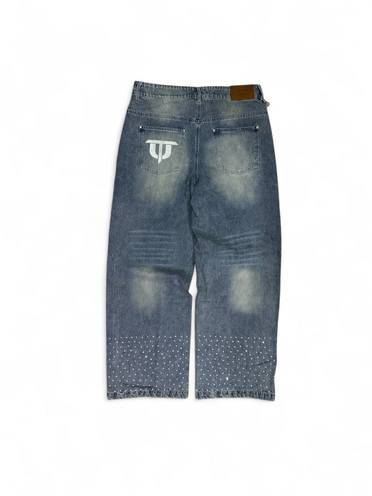 Chrome Riot Jeans - Washed Blue