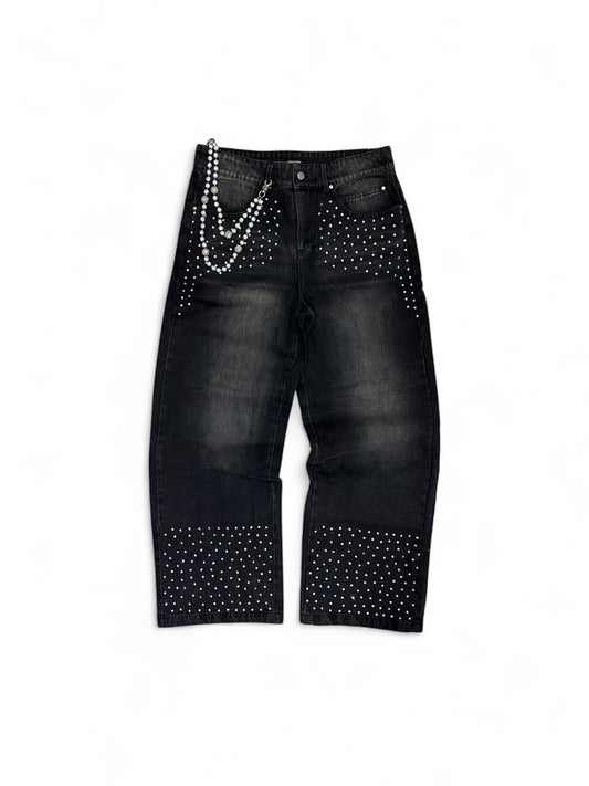 Chrome Riot Jeans - Washed Black