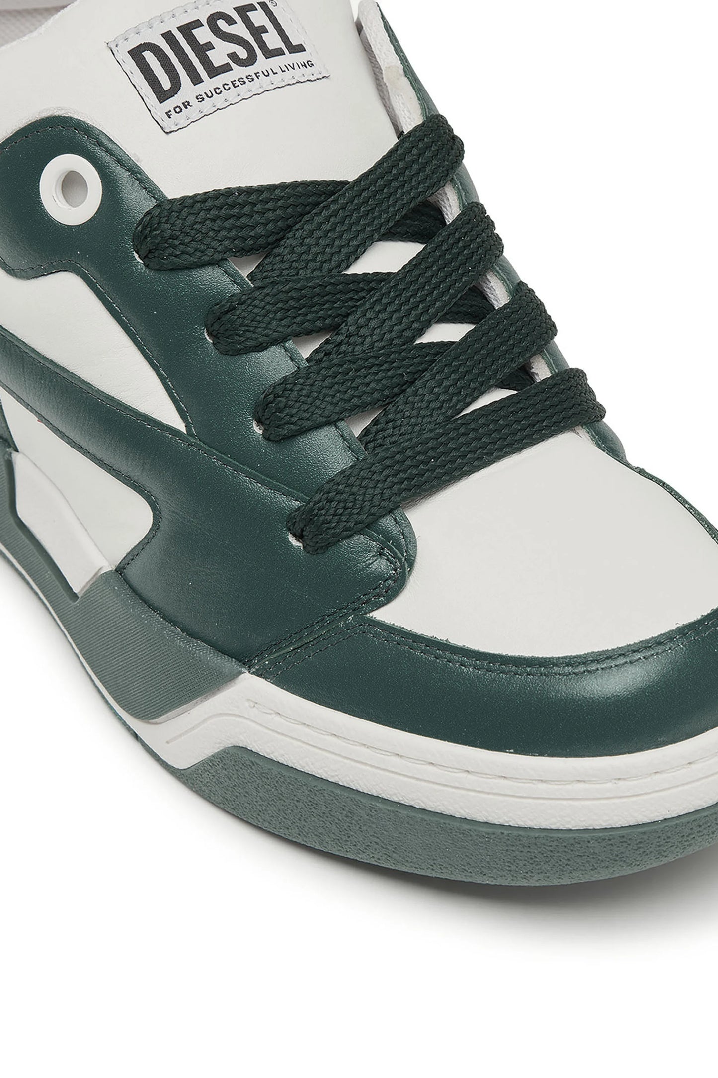 D-Ollie-Sneakers in colour-block leather