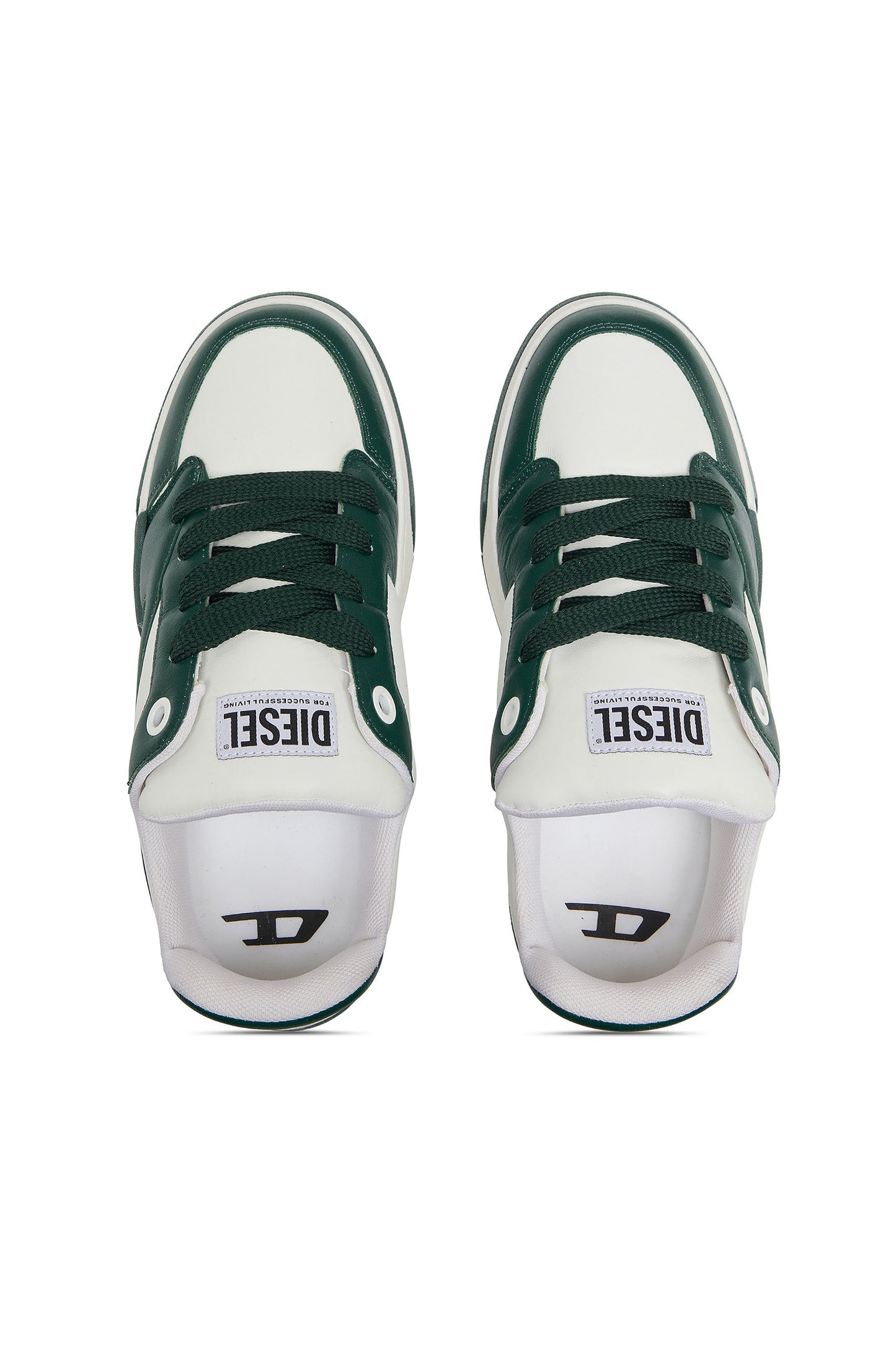 D-Ollie-Sneakers in colour-block leather