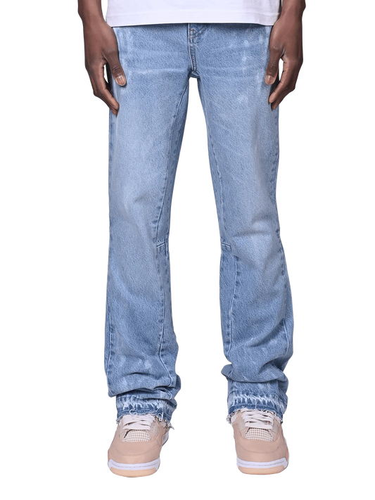 Flare Painters Denim - Light Stone