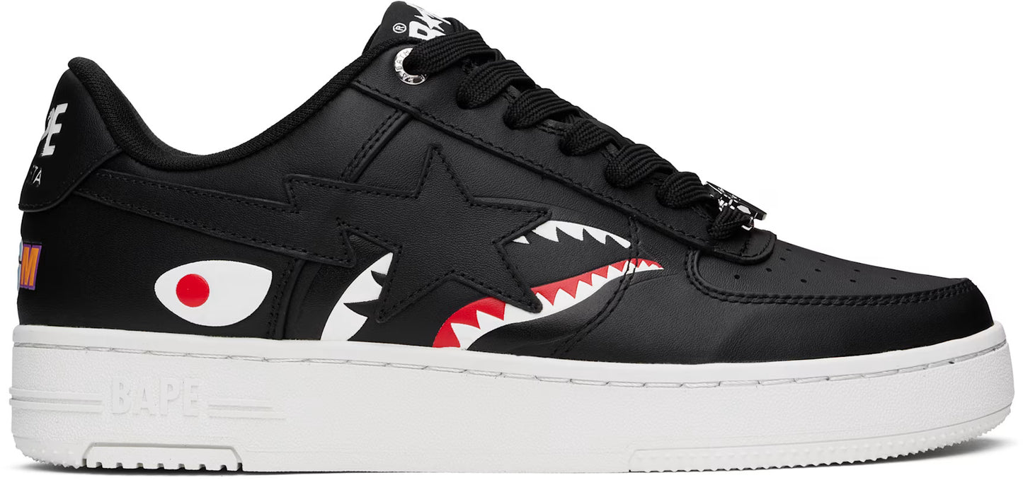 Black STA Shark Sneakers