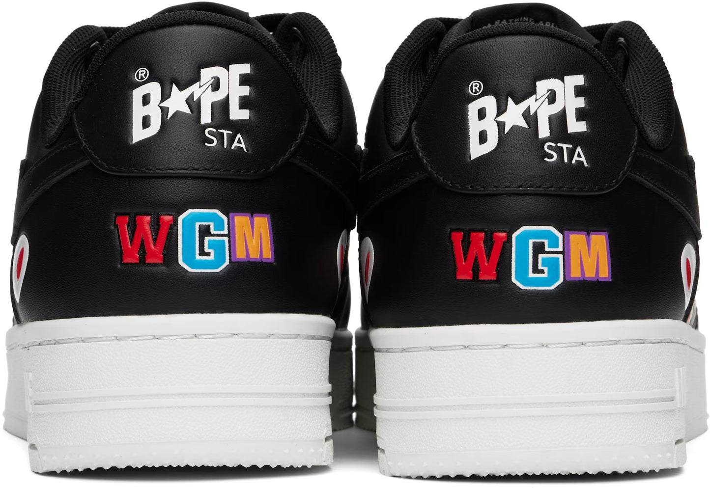 Black STA Shark Sneakers