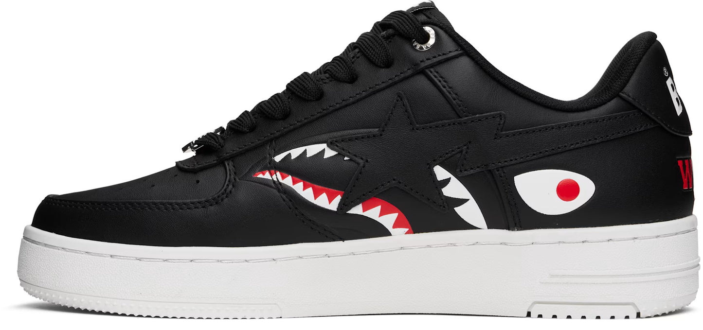 Black STA Shark Sneakers