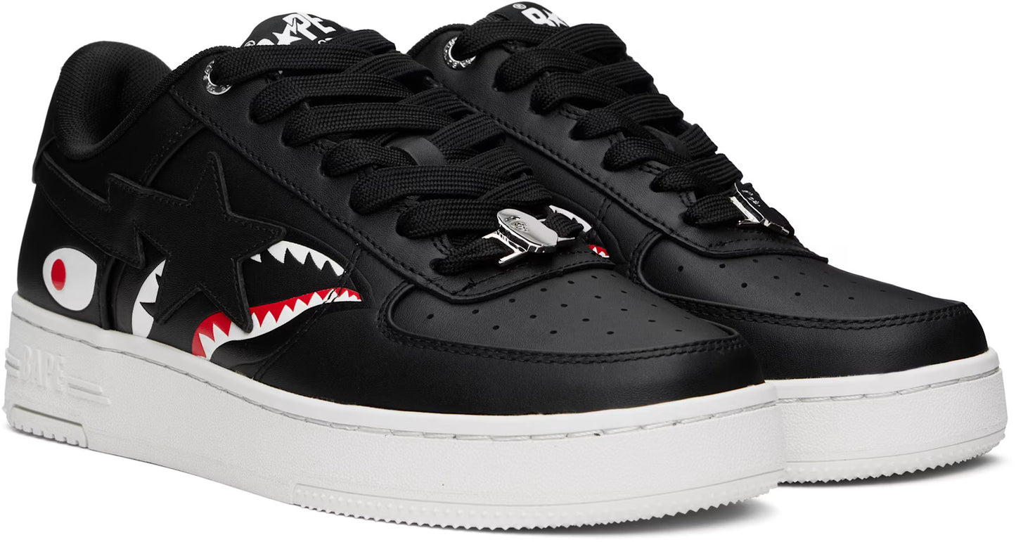 Black STA Shark Sneakers