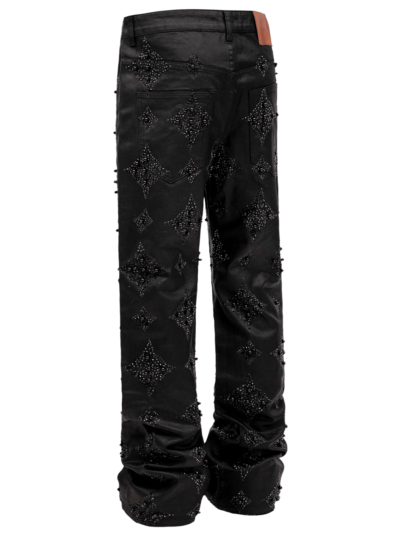 Black Wax Embellish Denim