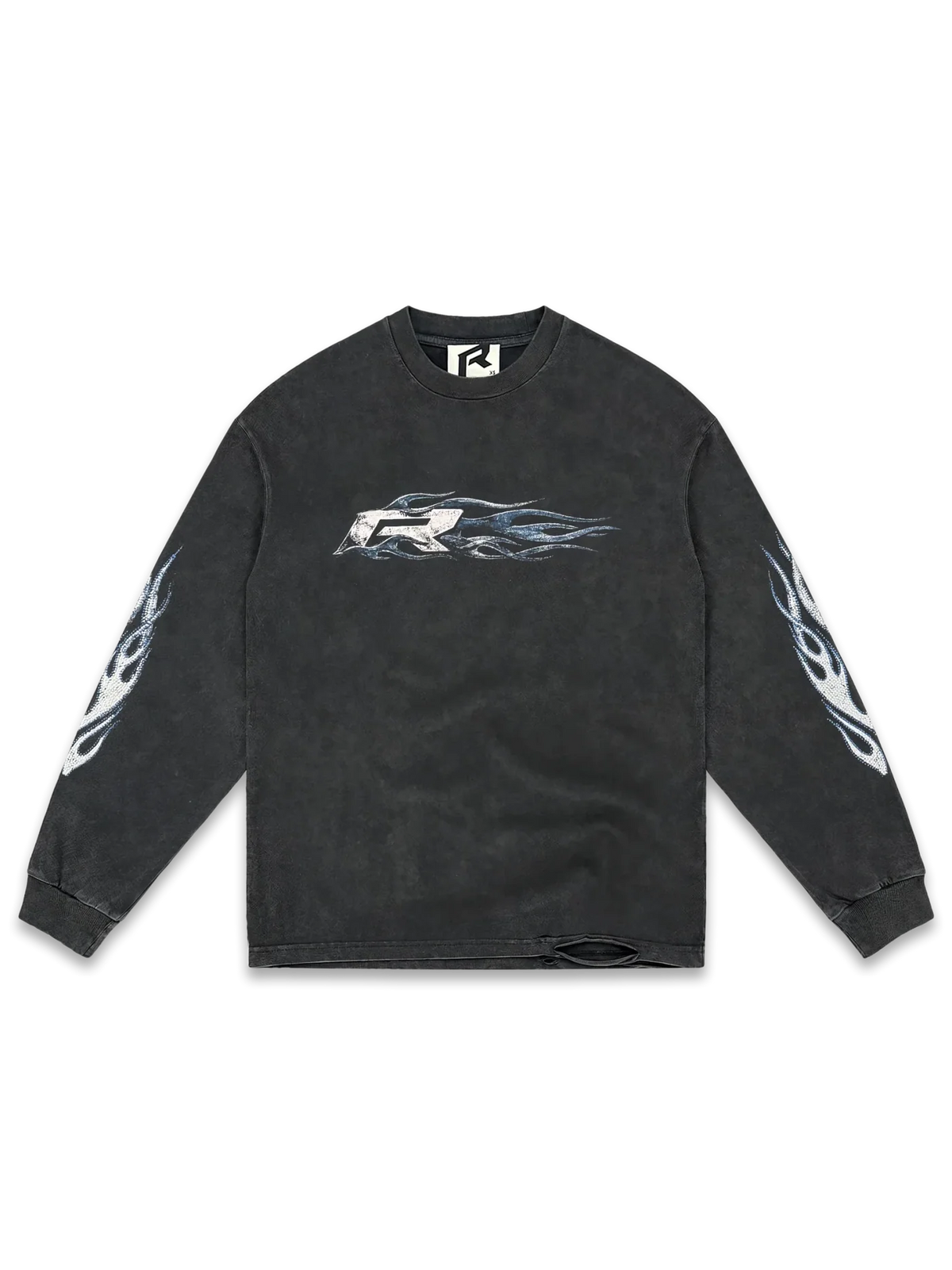 Blue Flames Long Sleeve Tee