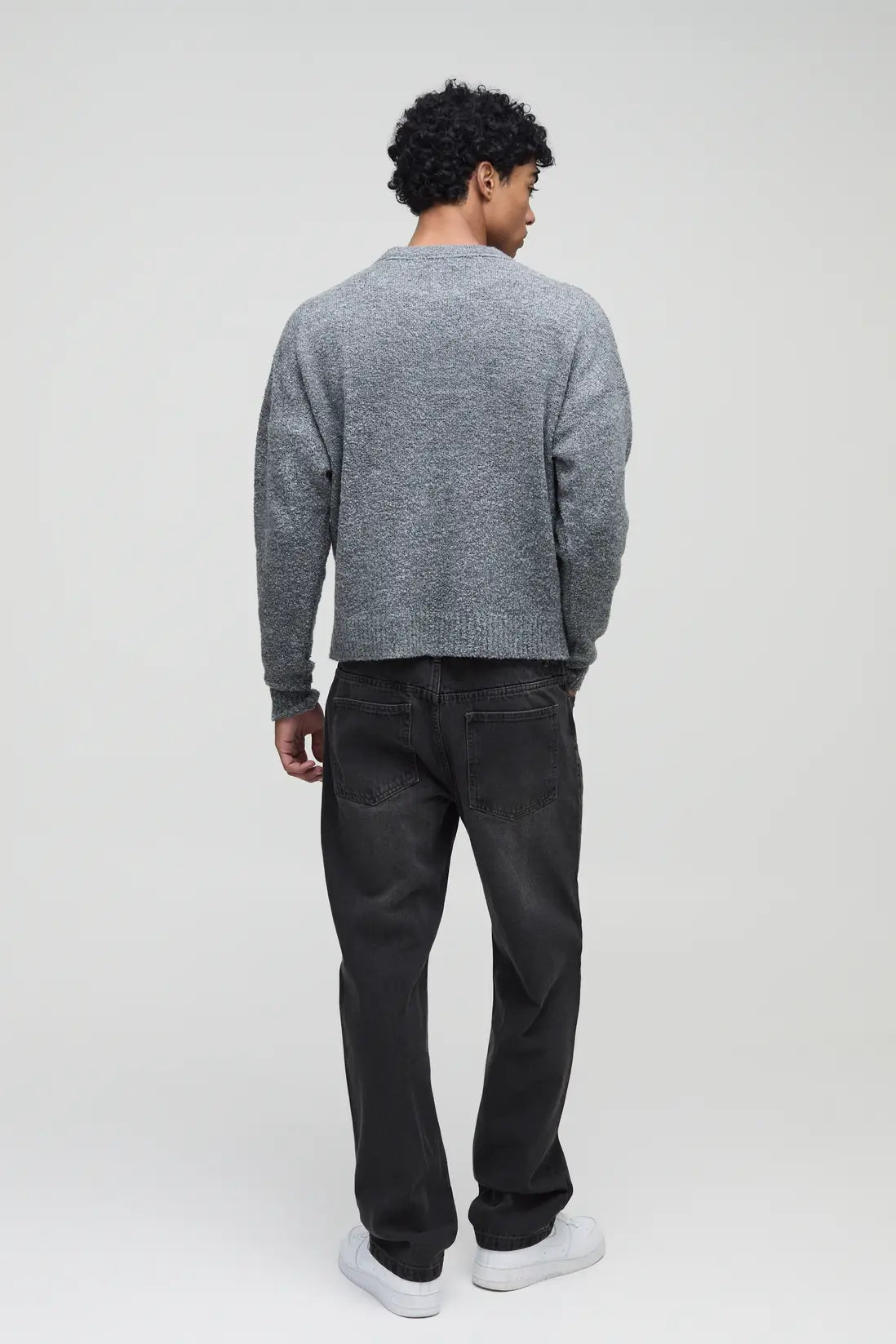 Straight Rigid Washed Jeans