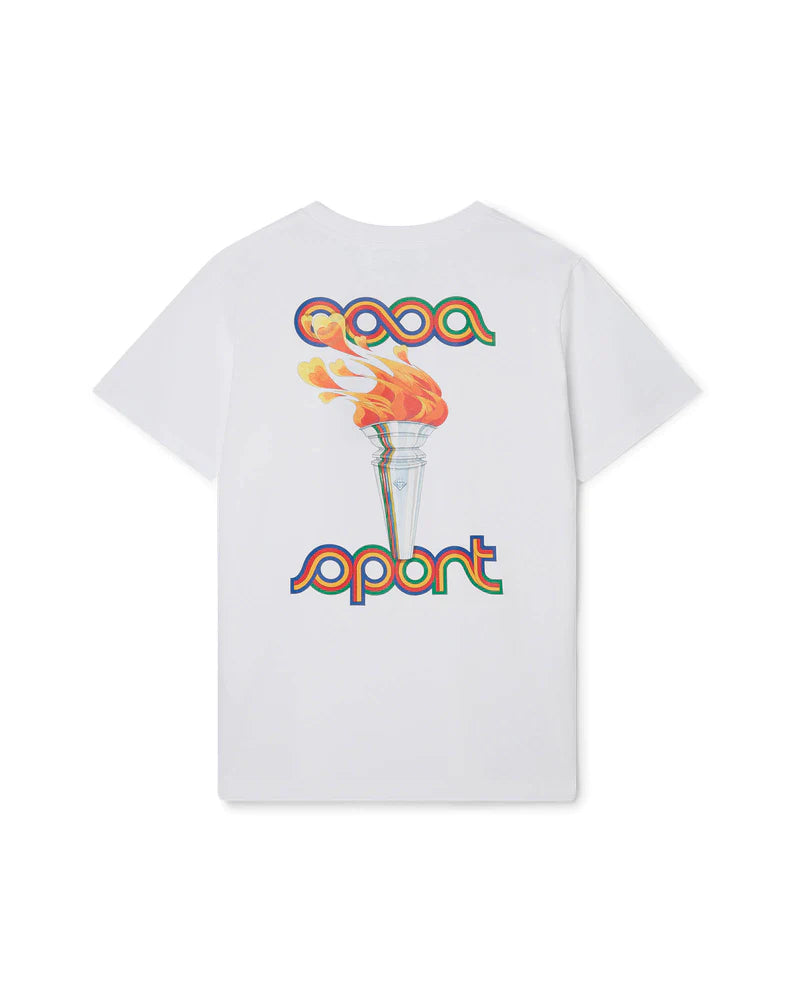 Gray 'La Flamme Du Sport' T-Shirt