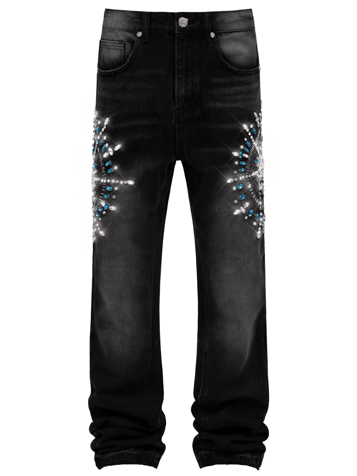 Circle Diamond Denim - Black