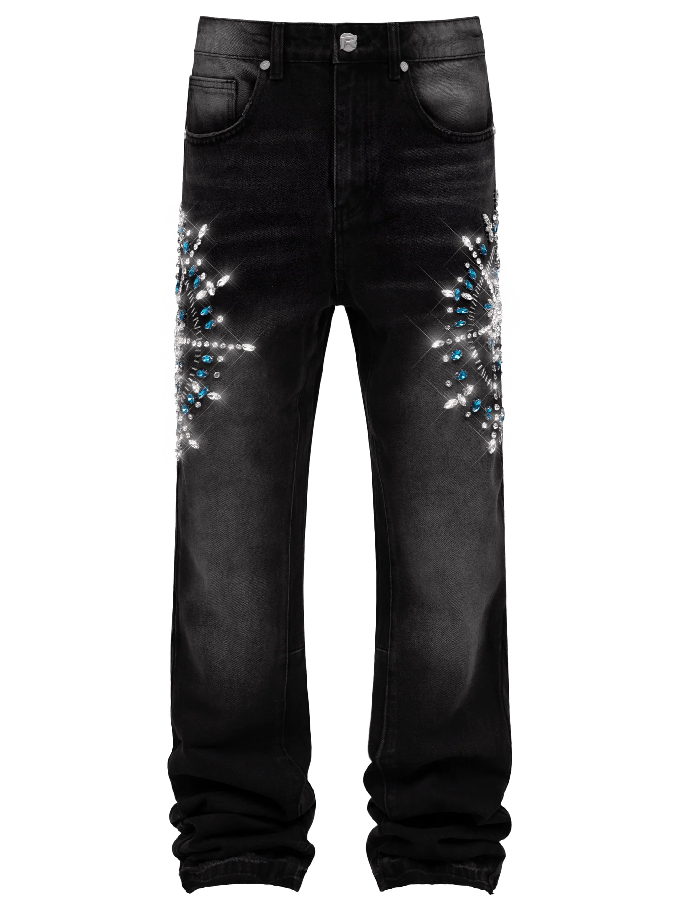 Circle Diamond Denim - Black