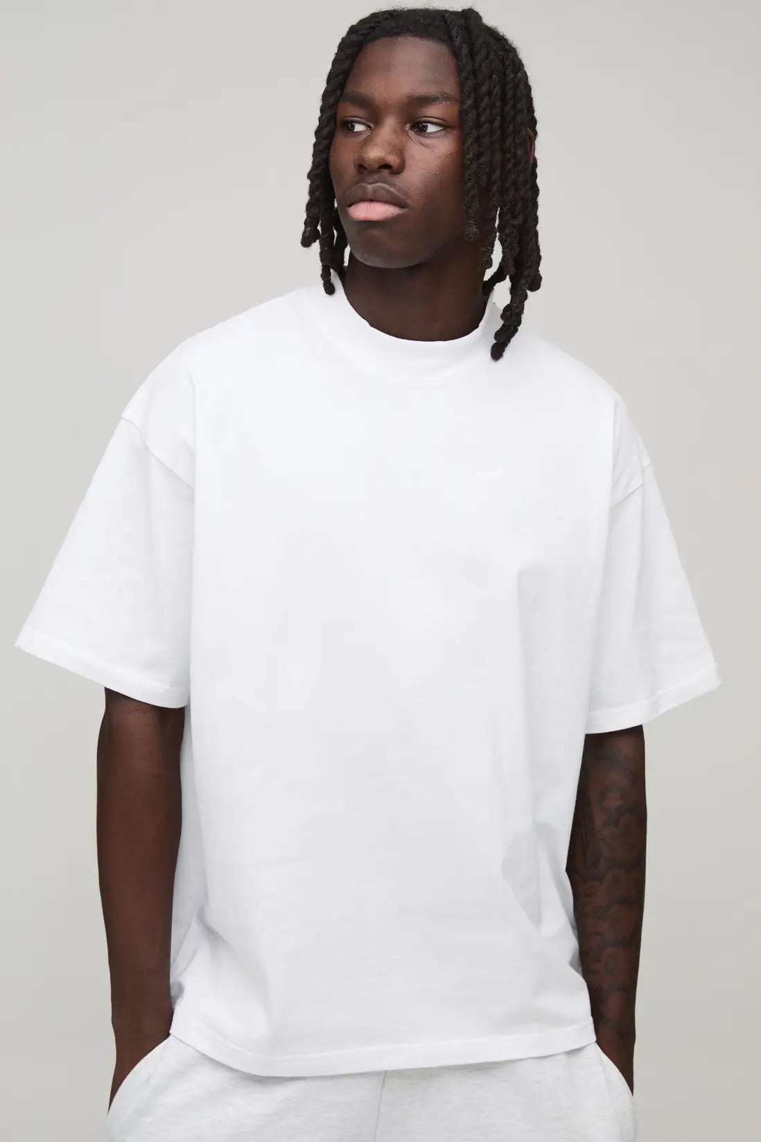 Essential Oversized Extended Neck T-Shirt