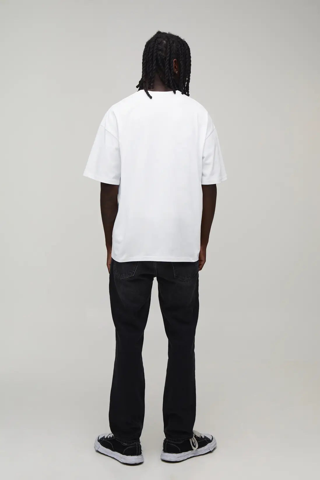 Oversized Man Signature Embroidered T-Shirt