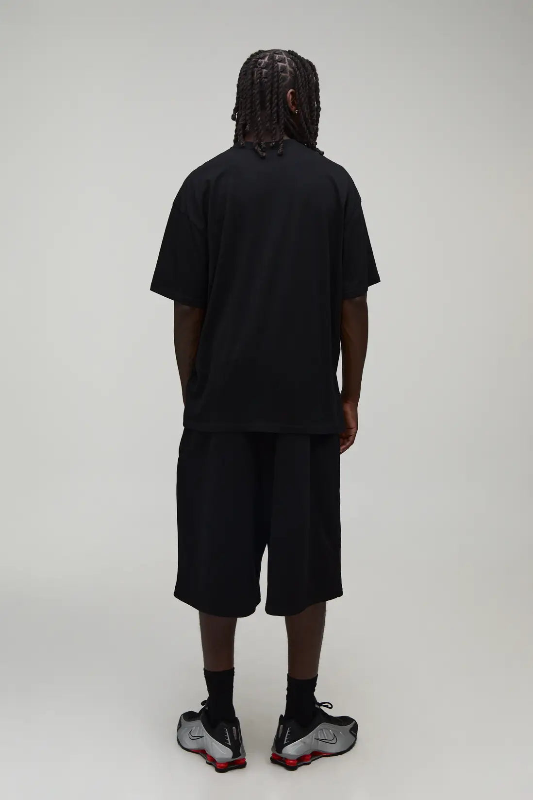 Oversized Man Sport Embroidered Washed T-Shirt