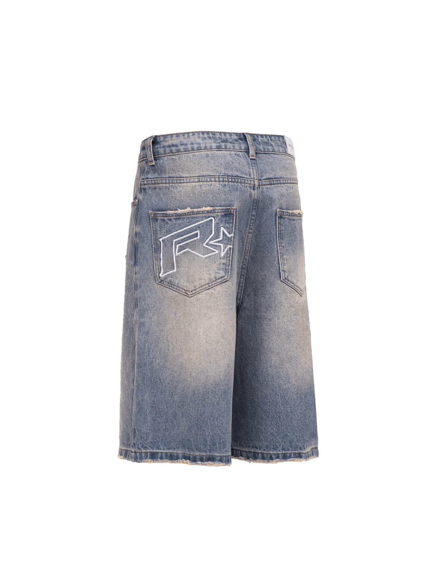 Denim Jorts - Cream Wash