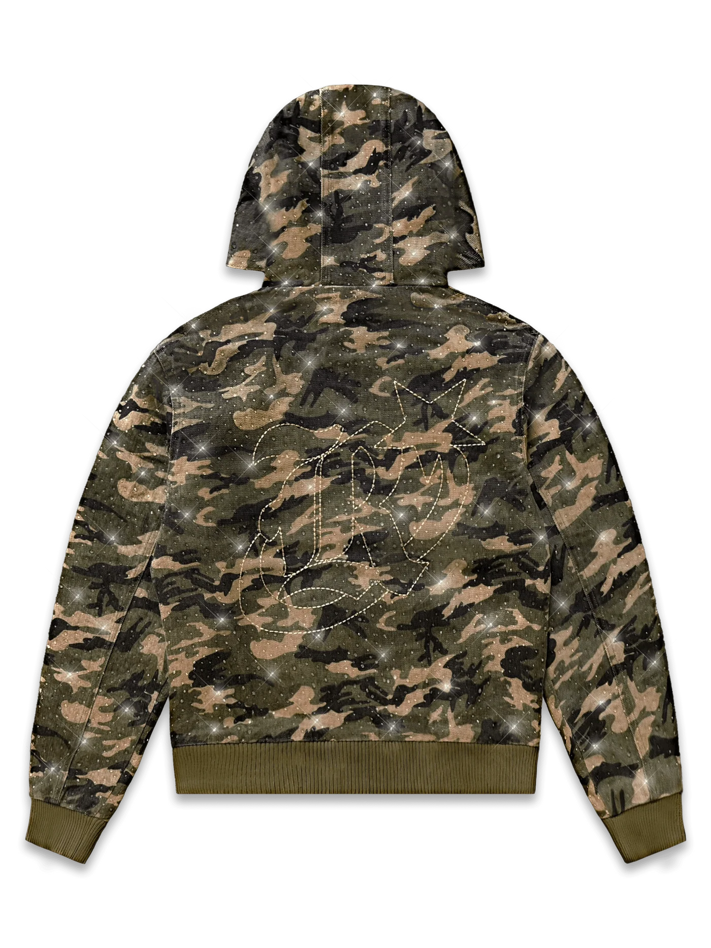 Diamond Camo Jacket - Khaki