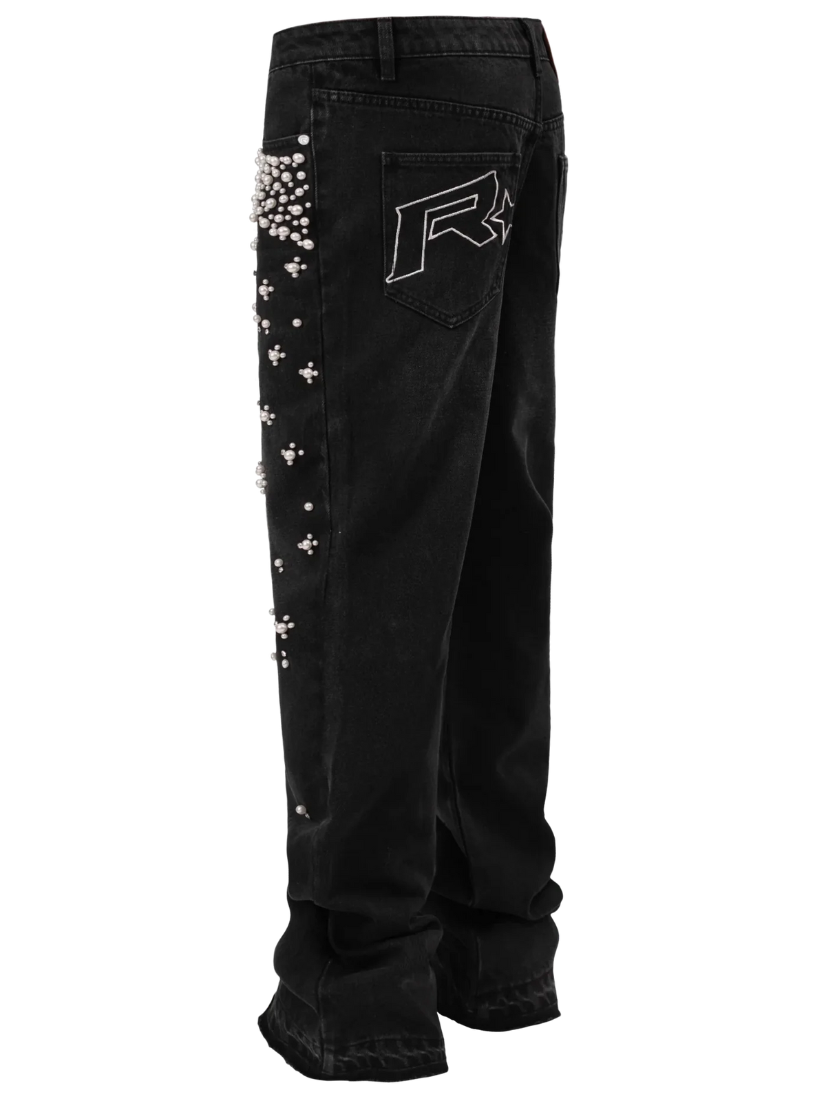 Gradient Pearl Denim - Black