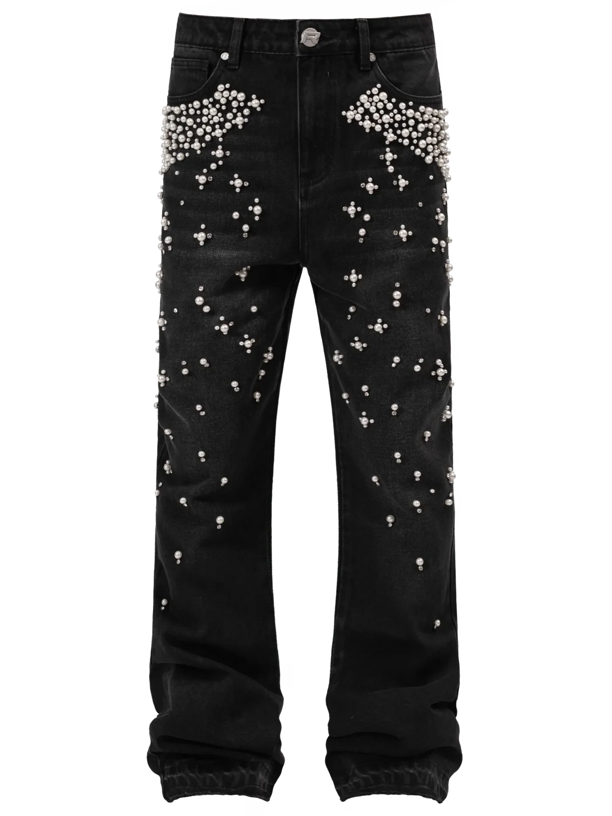 Gradient Pearl Denim - Black