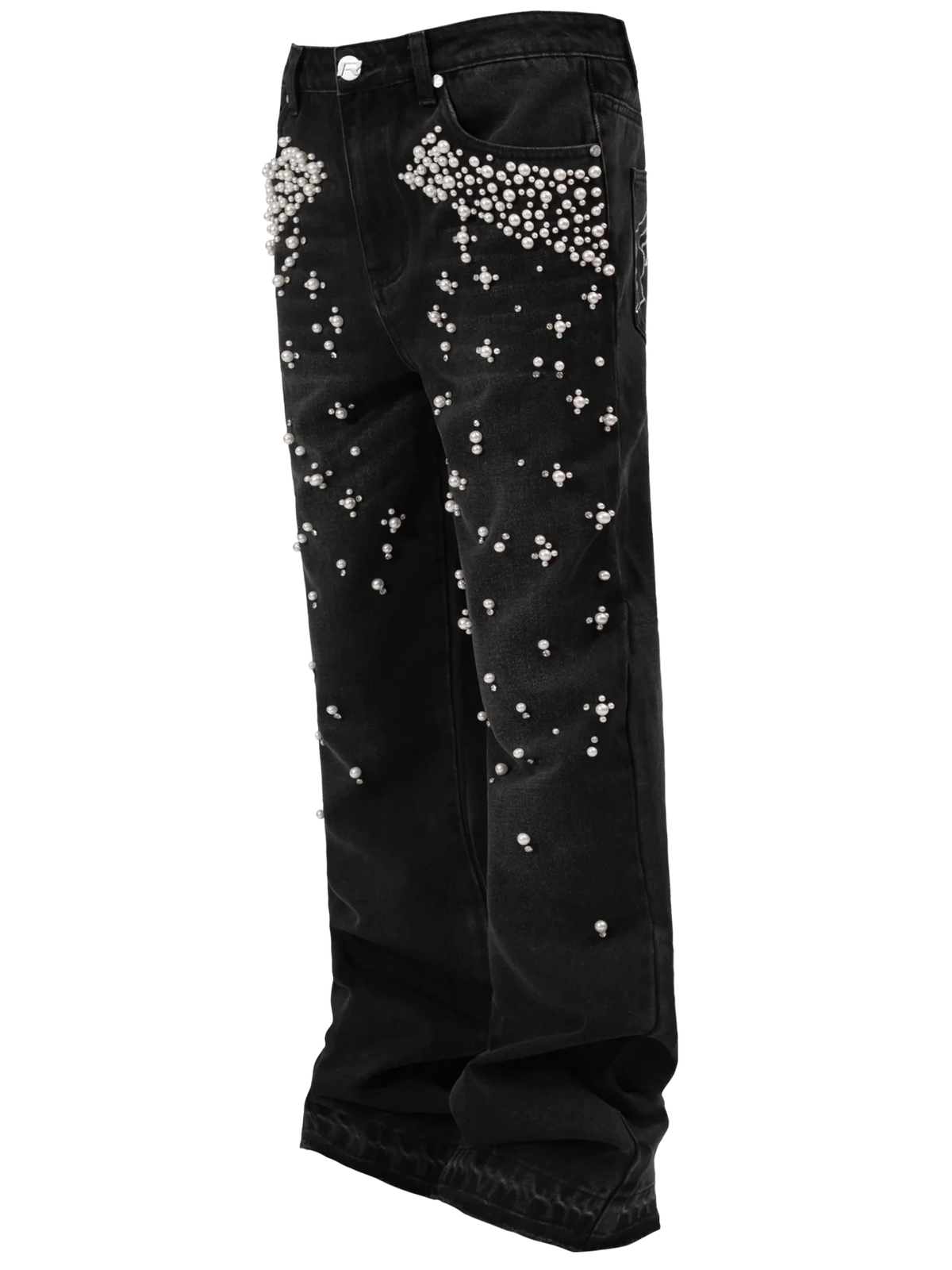 Gradient Pearl Denim - Black