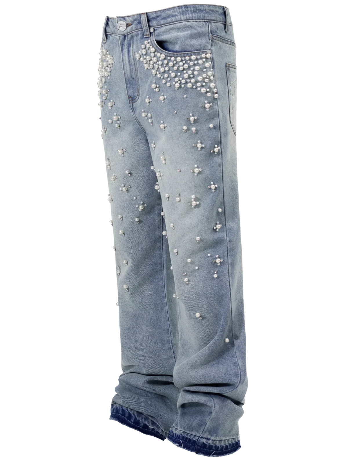 Gradient Pearl Denim - Light Stone