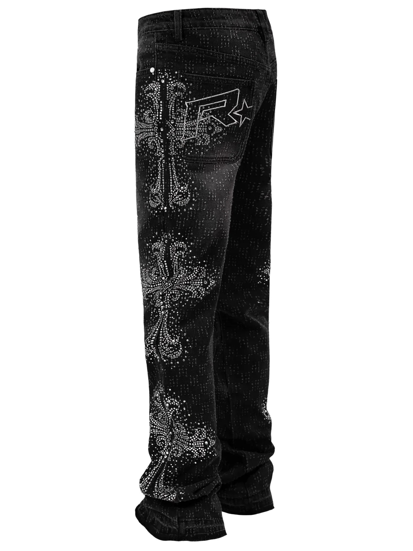 Iced Cross Flare Denim