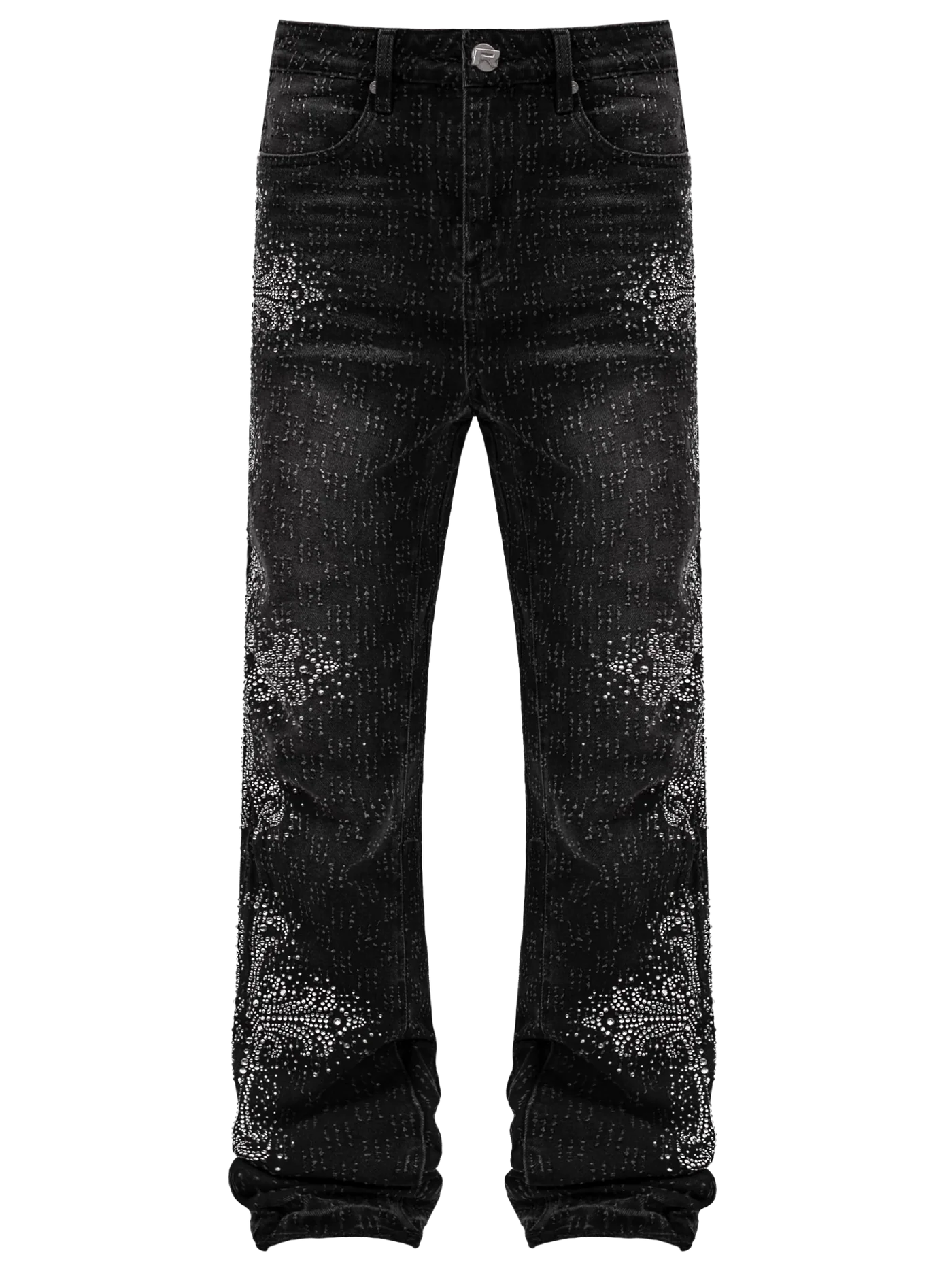 Iced Cross Flare Denim