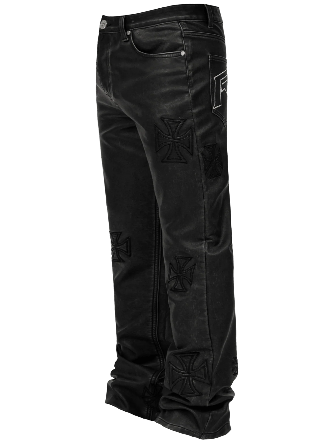 Leather Cross Denim