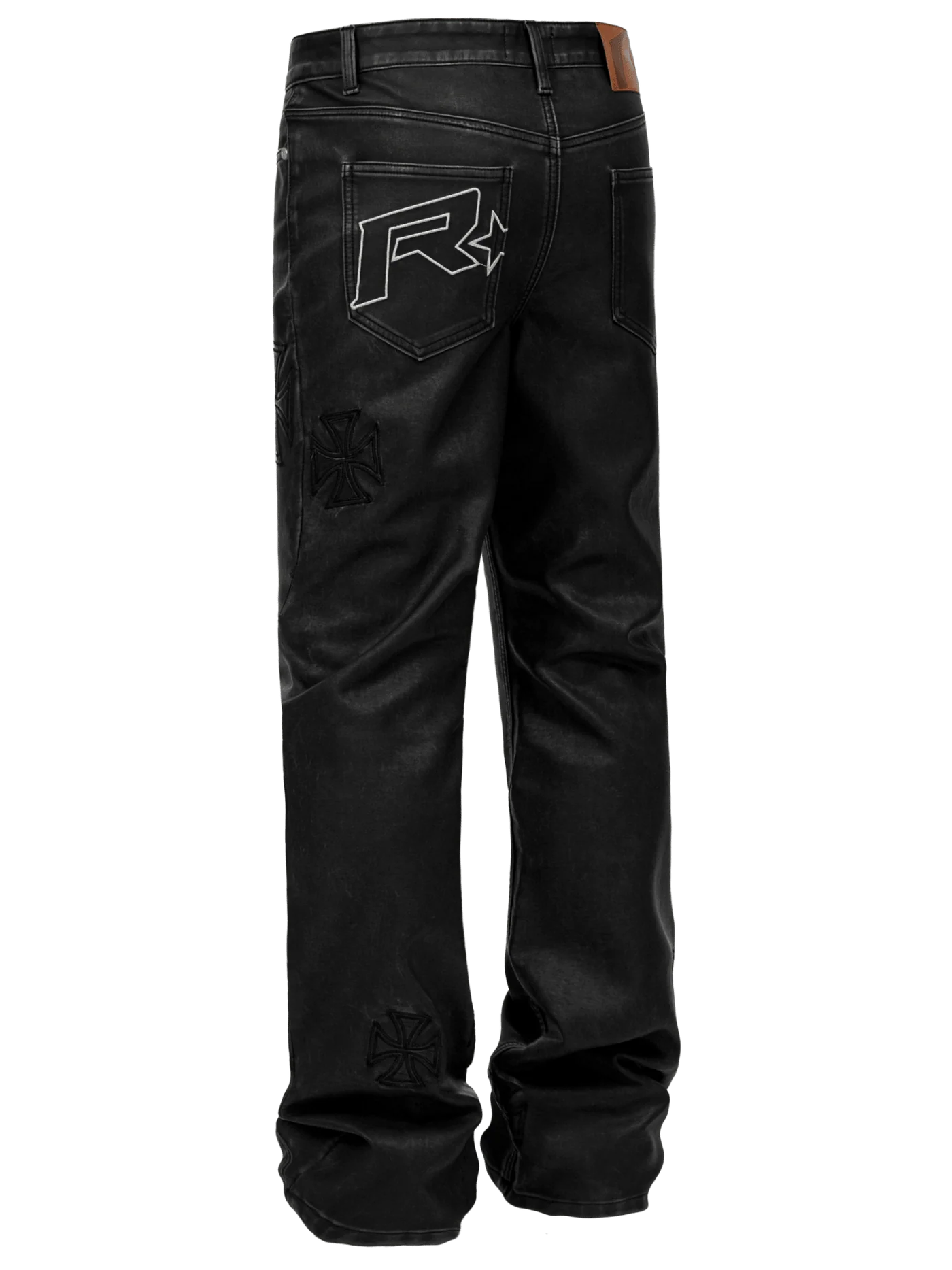 Leather Cross Denim