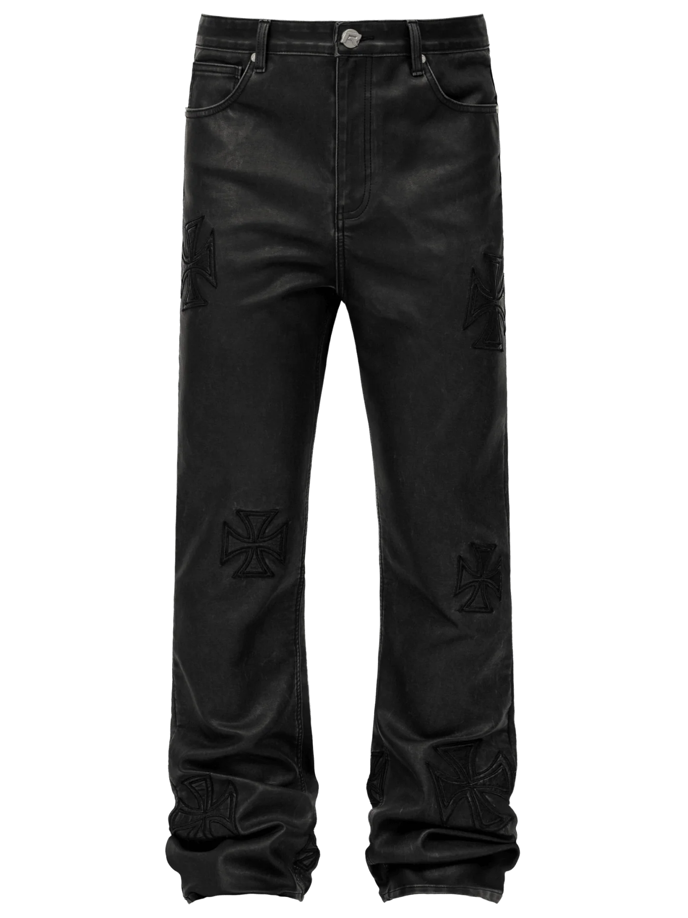 Leather Cross Denim