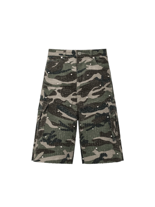 Pearl Camo Jorts