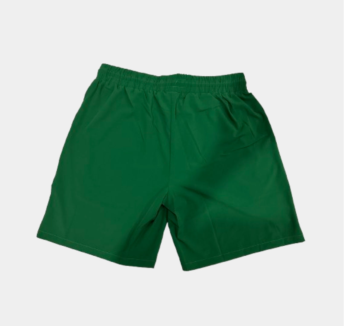 Green Graffiti Logo Print Short