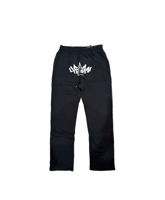 Front Graffiti Logo Print Sweat Pant