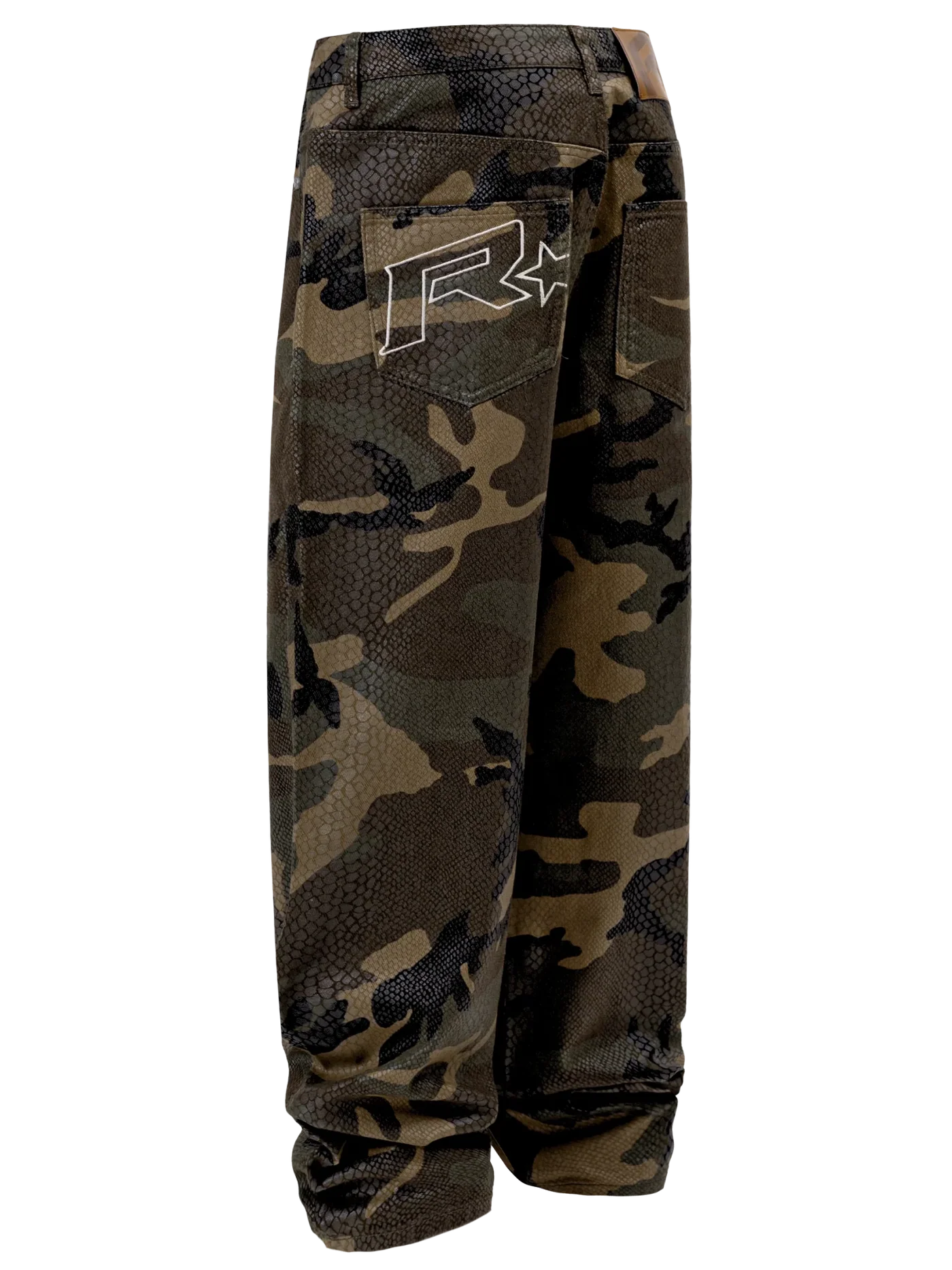 Python Camo Baggy Denim