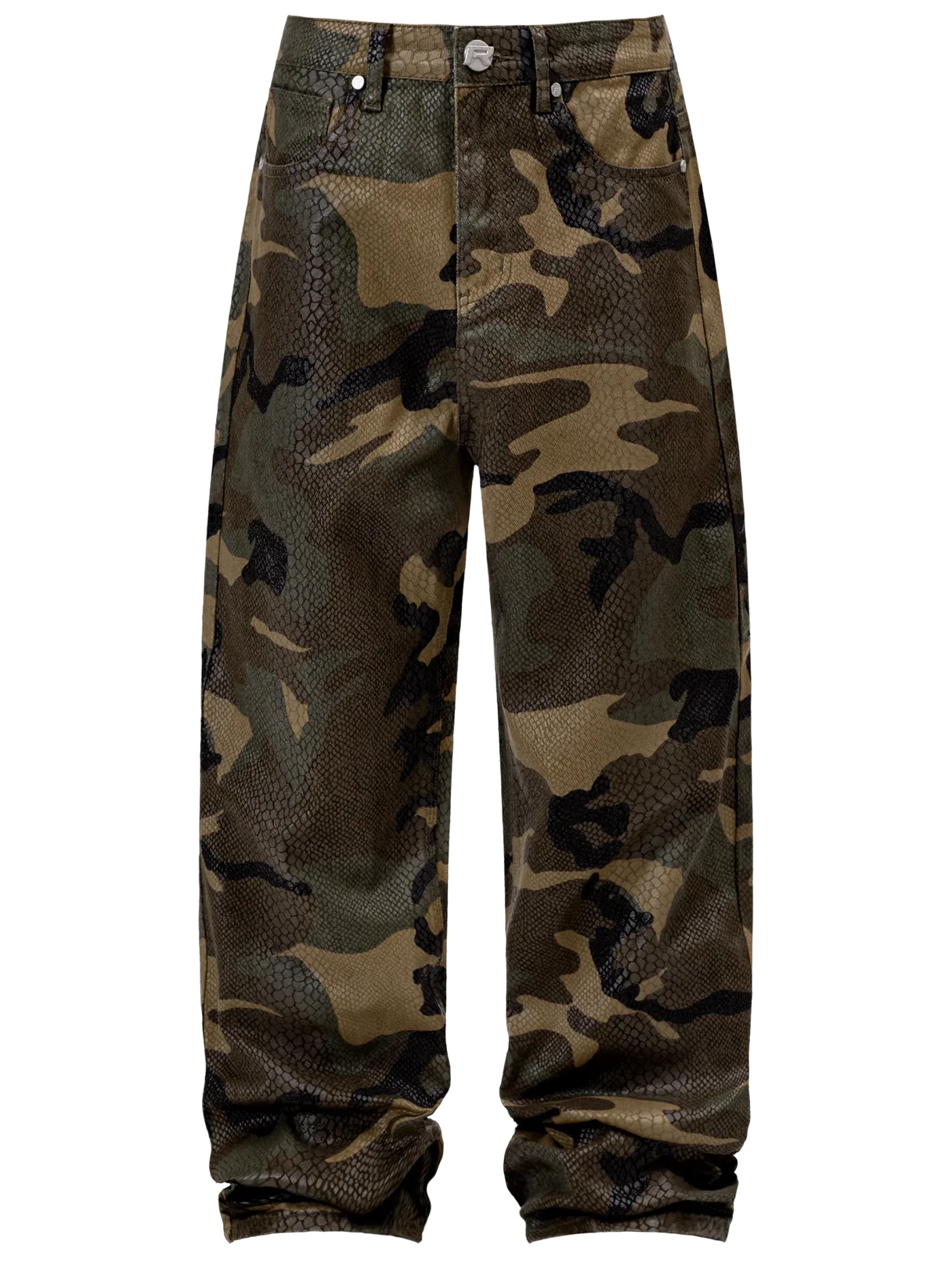 Python Camo Baggy Denim