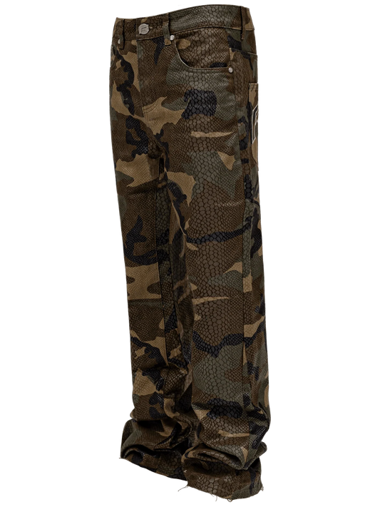 Python Camo Denim