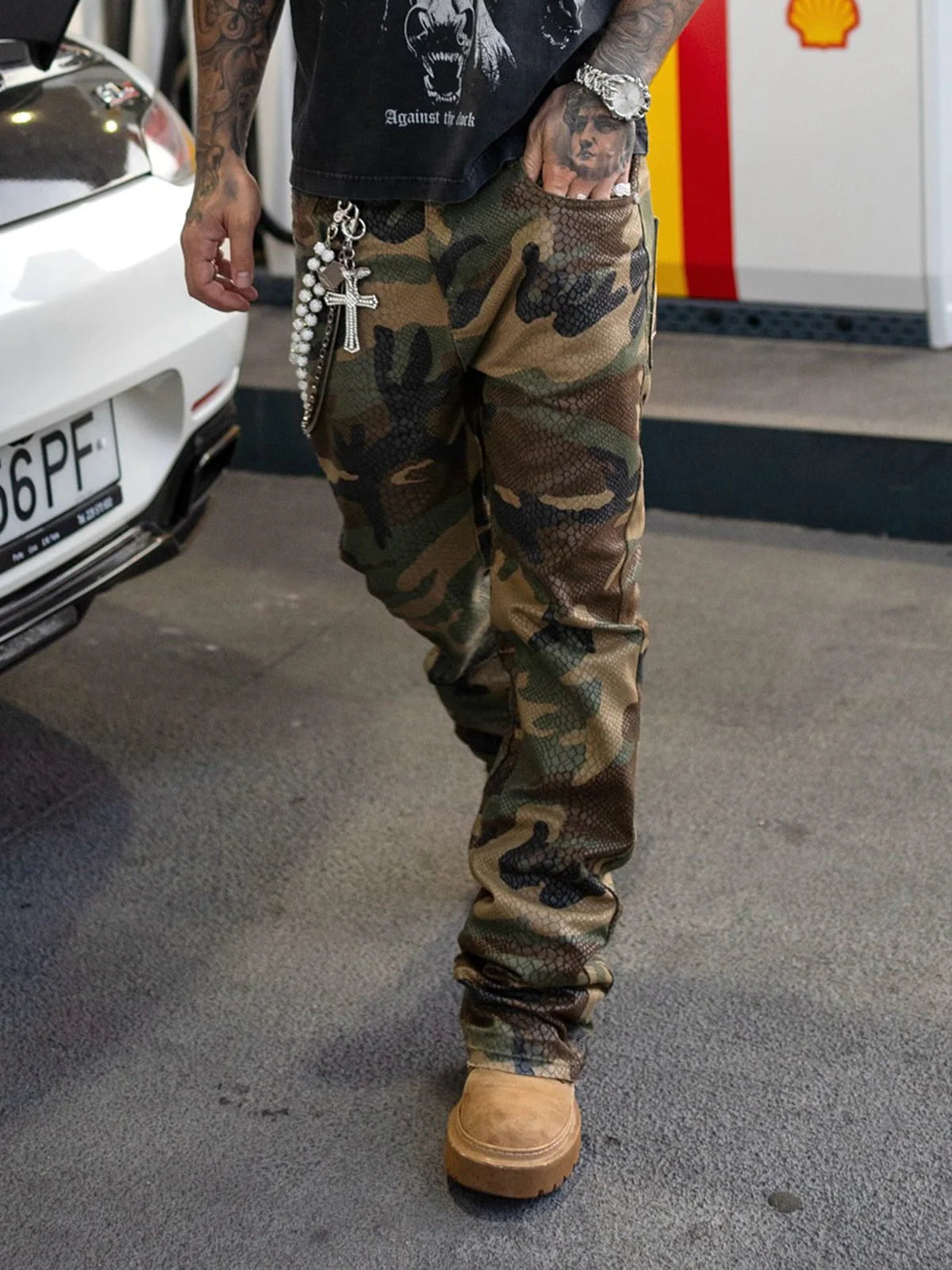 Python Camo Denim