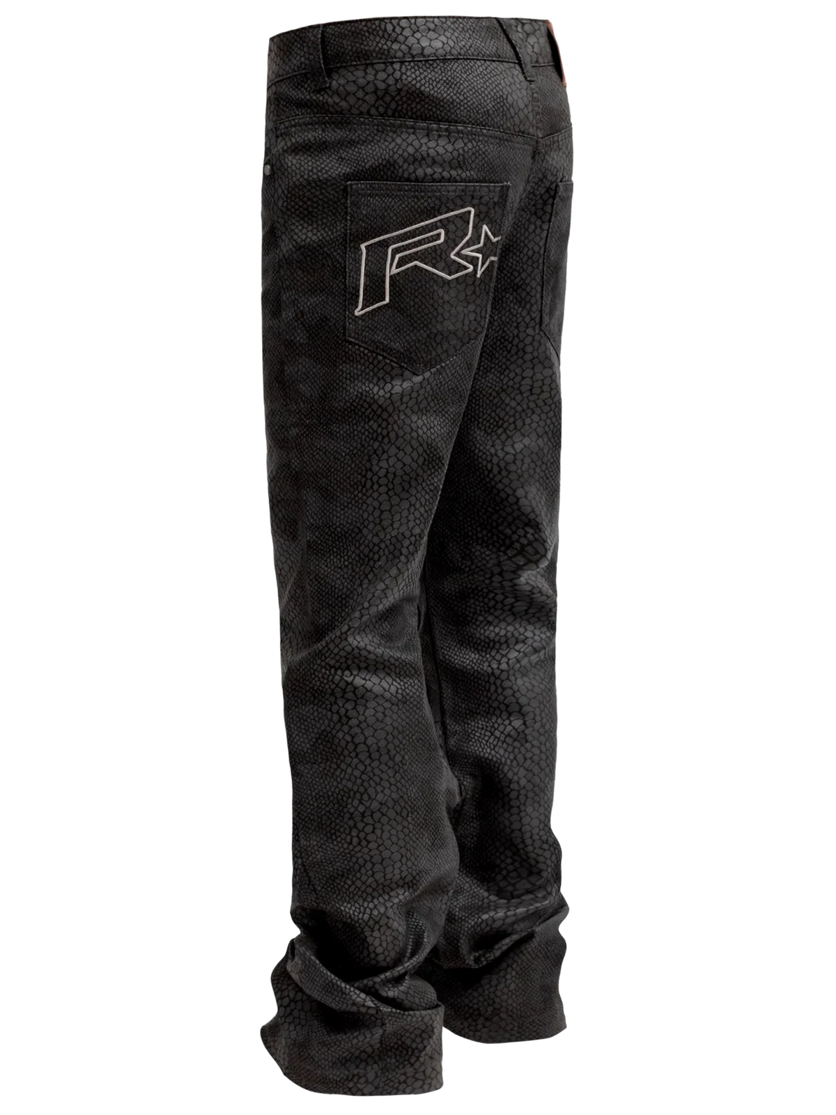 Python Camo Denim - Black